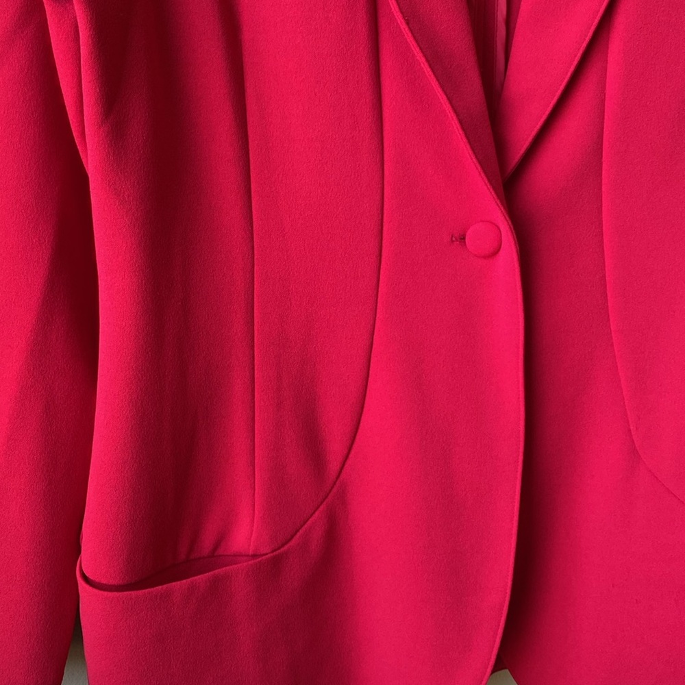Red Blazer Jacket - image 4
